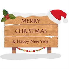 Christmas Decoration Merry Christmas Board Sticker